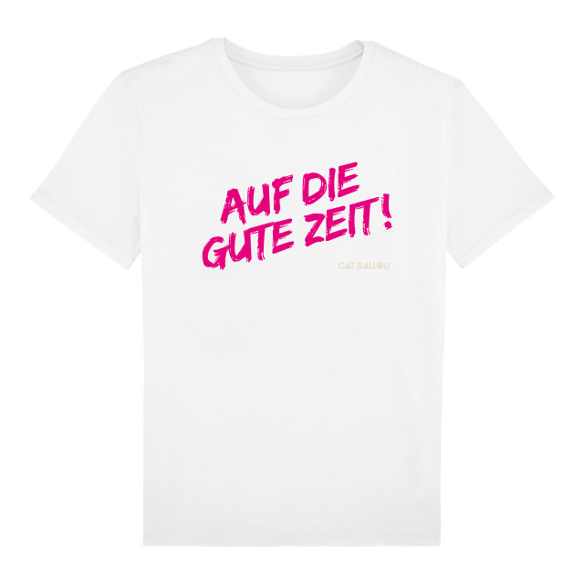 Gute Zeit Shirt wei (Shop Art-No. cbS0066) | Cat Ballou